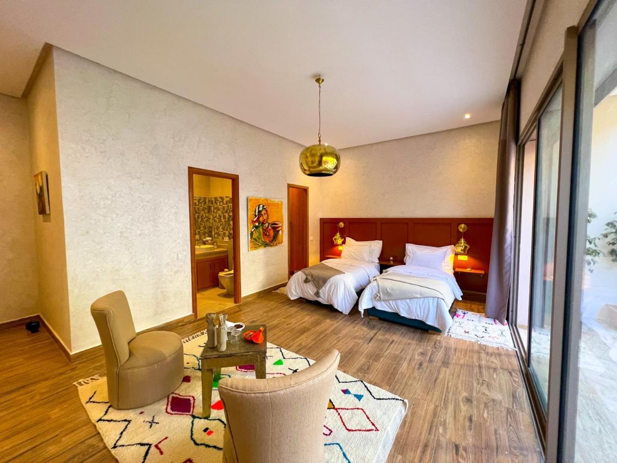 Riad Villa Saphir & Spa Marrakesch Exterior foto